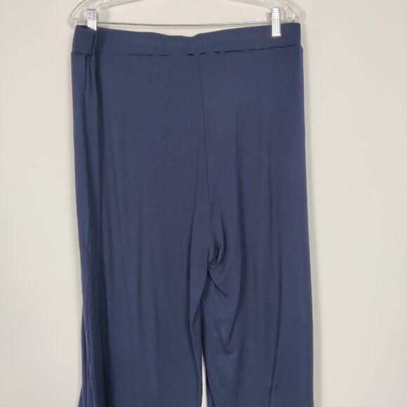 Lily Morgan Women's Palazzo Pants in Navy Blue Size 1X Summer Lightweight Flowy - Picture 3 of 10
